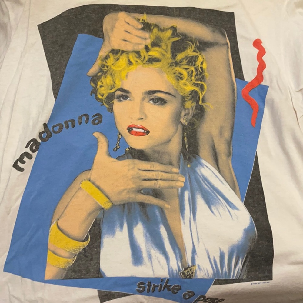 MADONNA Strike a Pose 1990 blond ambition T-shirt